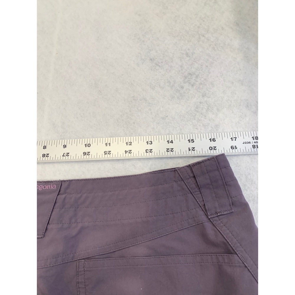 Patagonia Women 10 Purple Nylon Blend Gorpcore Hiking Utility Shorts Womens - Picture 4 of 8